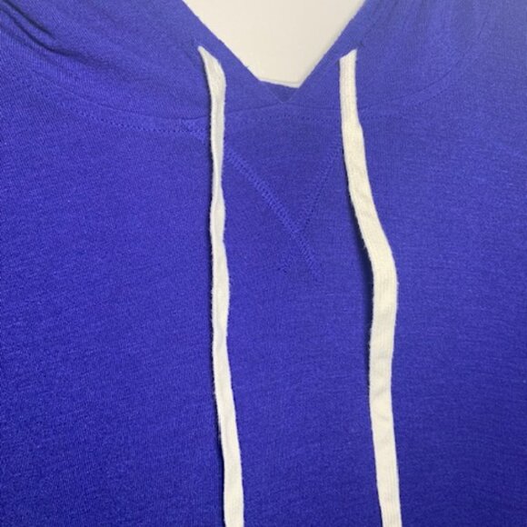 American Eagle Comfy Soft Light Weight Athleisure Royal Blue Hoodie - Size L/XL - Picture 3 of 6